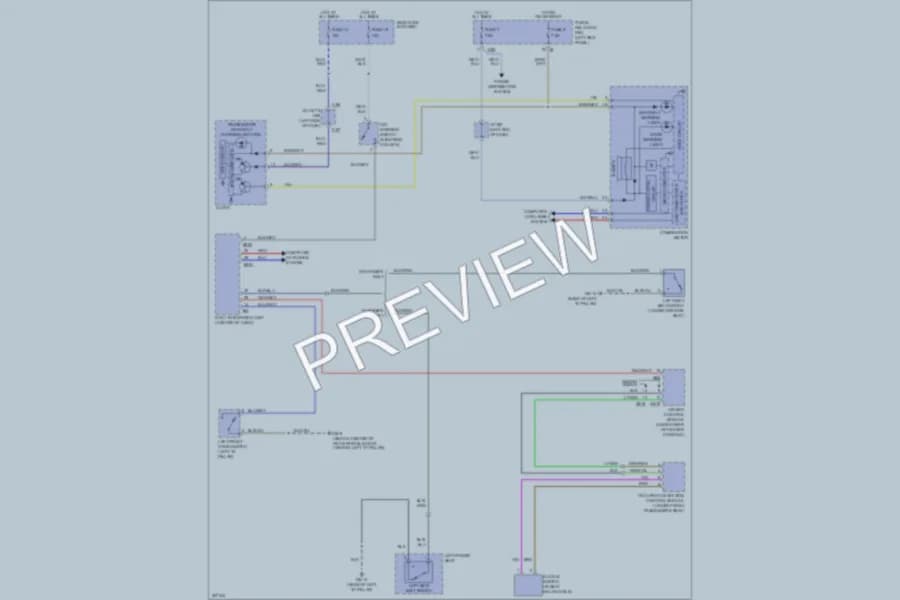 2010 Subaru Outback Warning Systems wiring diagram preview