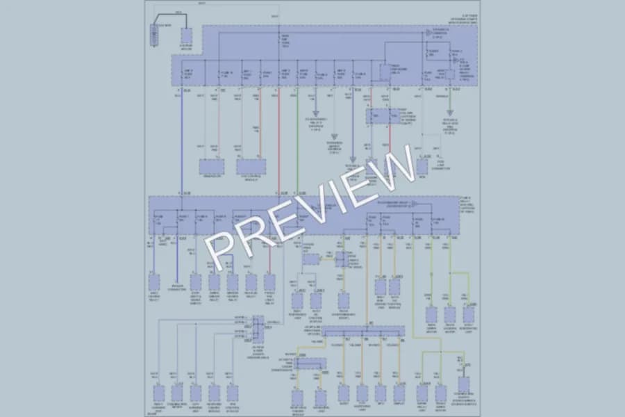 2010 Subaru Tribeca Power Distribution wiring diagram preview