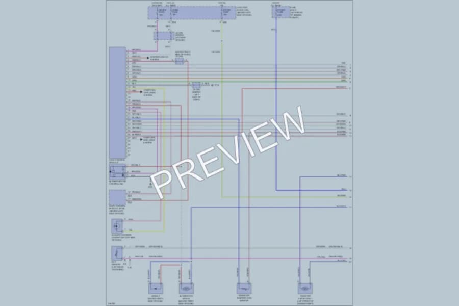 2010 Suzuki GrandVitara Air Conditioning wiring diagram preview
