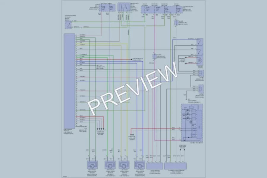 2010 Suzuki GrandVitara Anti Lock Brakes wiring diagram preview