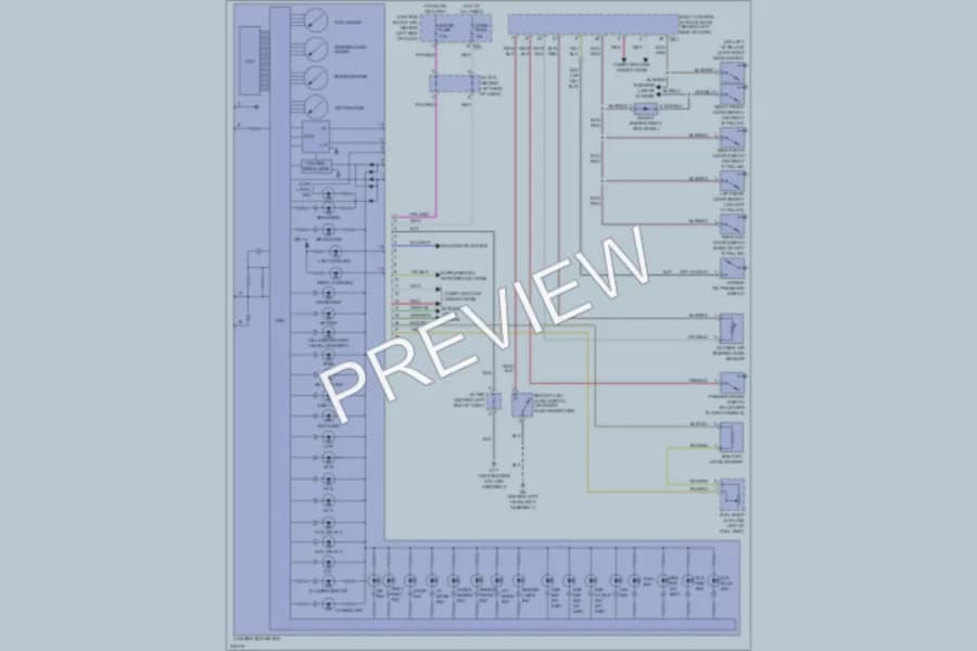 2010 Suzuki GrandVitara Instrument Cluster wiring diagram preview