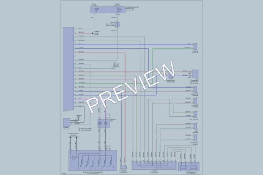 2010 Suzuki GrandVitara Radio wiring diagram preview