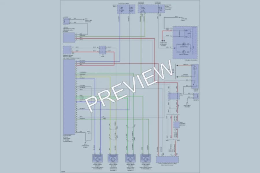2010 Suzuki Kizashi Anti Lock Brakes wiring diagram preview
