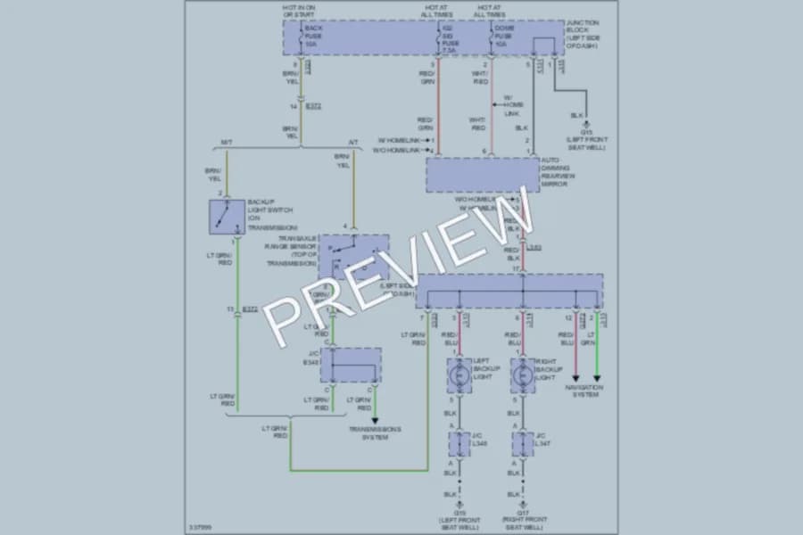 2010 Suzuki Kizashi Exterior Lights wiring diagram preview