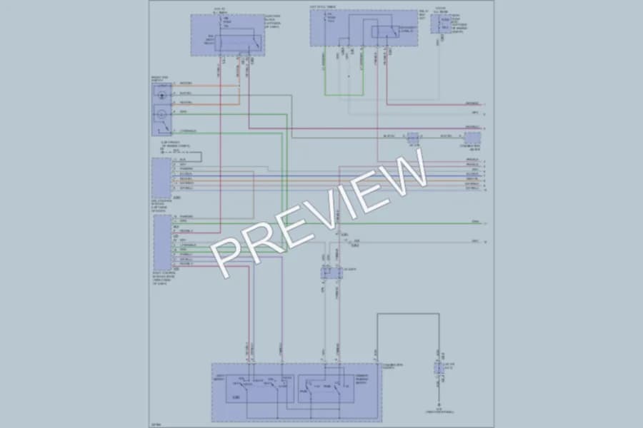 2010 Suzuki Kizashi Headlights wiring diagram preview