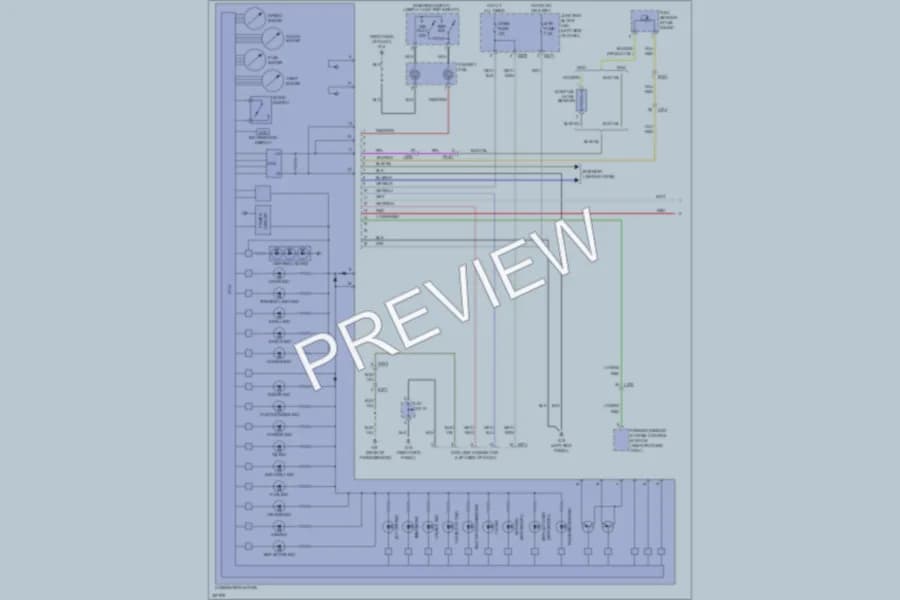 2010 Suzuki Kizashi Instrument Cluster wiring diagram preview