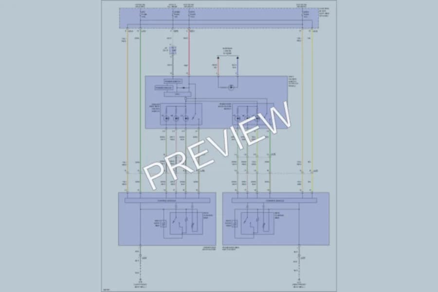 2010 Suzuki Kizashi Power Seats wiring diagram preview