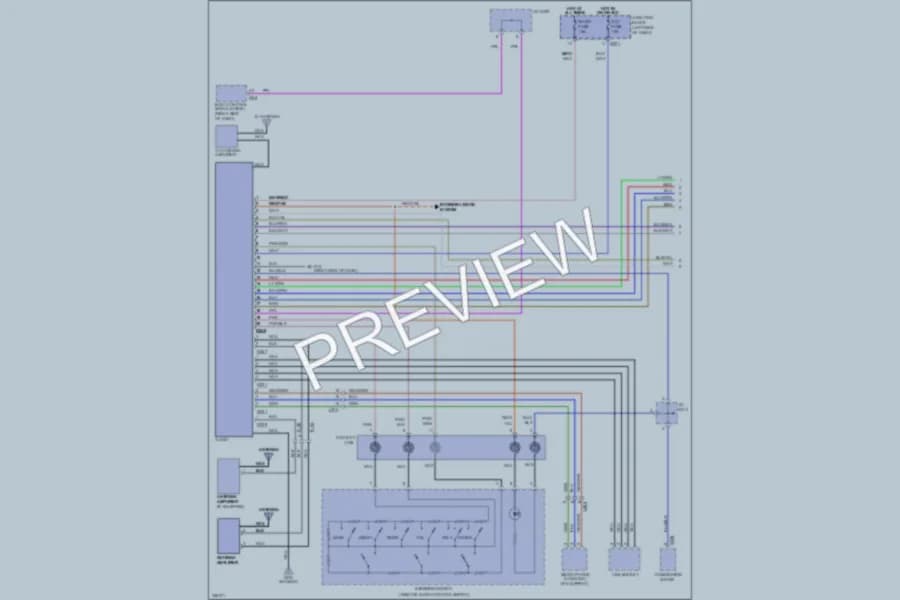 2010 Suzuki Kizashi Radio wiring diagram preview