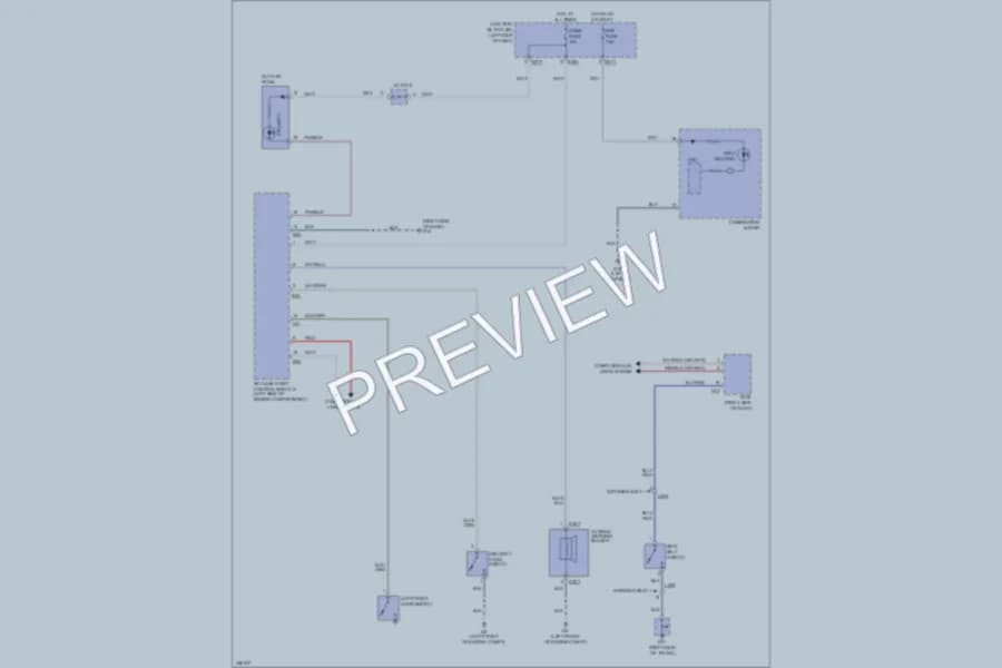2010 Suzuki Kizashi Warning Systems wiring diagram preview