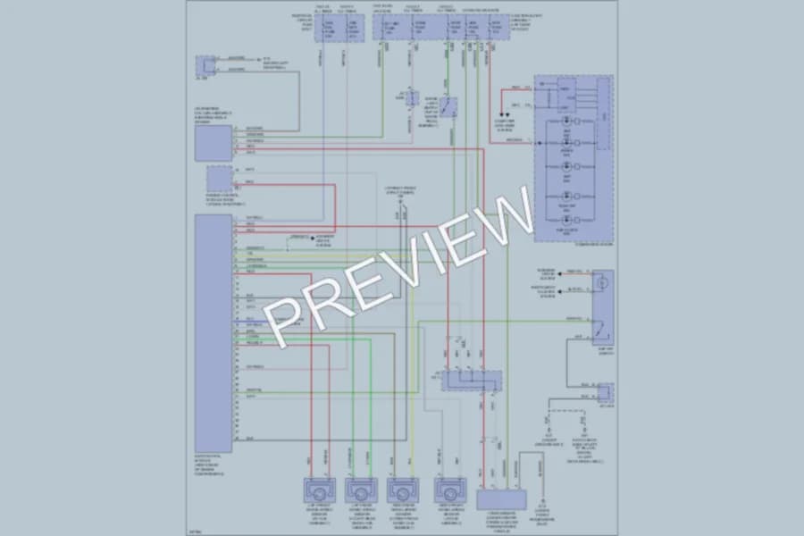 2010 Suzuki SX4 Anti Lock Brakes wiring diagram preview
