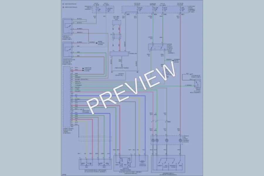 2010 Suzuki SX4 Cruise Control wiring diagram preview