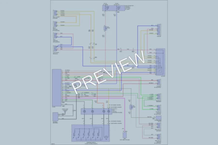 2010 Suzuki SX4 Radio wiring diagram preview