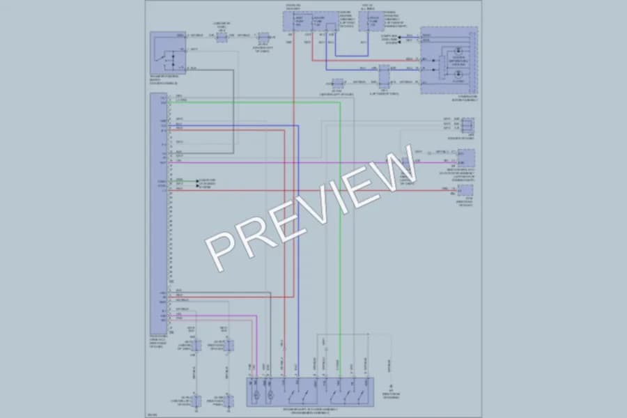 2010 Toyota 4Runner Transmission wiring diagram preview