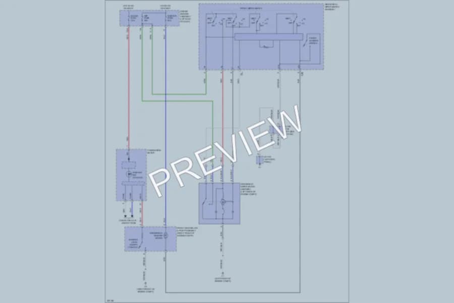 2010 Toyota 4Runner Wiper Washer wiring diagram preview
