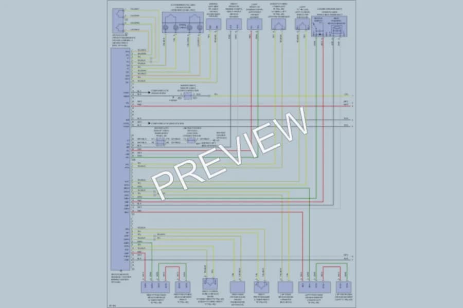 2010 Toyota Camry Supplemental Restraints wiring diagram preview