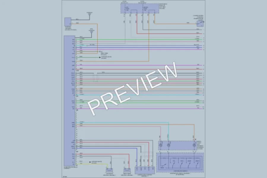 2010 Toyota Corolla Navigation wiring diagram preview