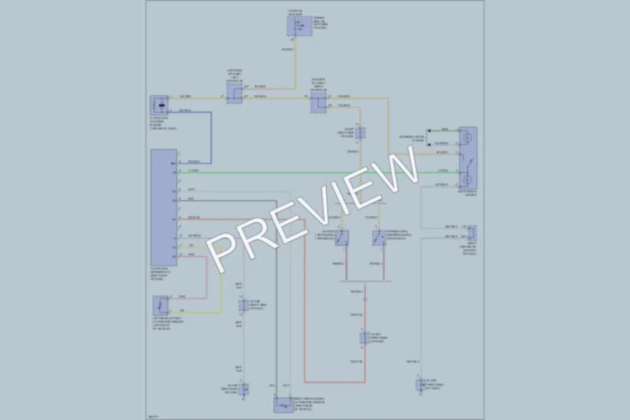 2010 Toyota FJCruiser Navigation wiring diagram preview