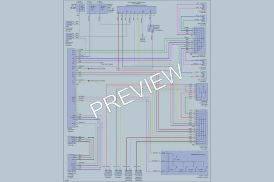 2010 Toyota FJCruiser Radio wiring diagram preview