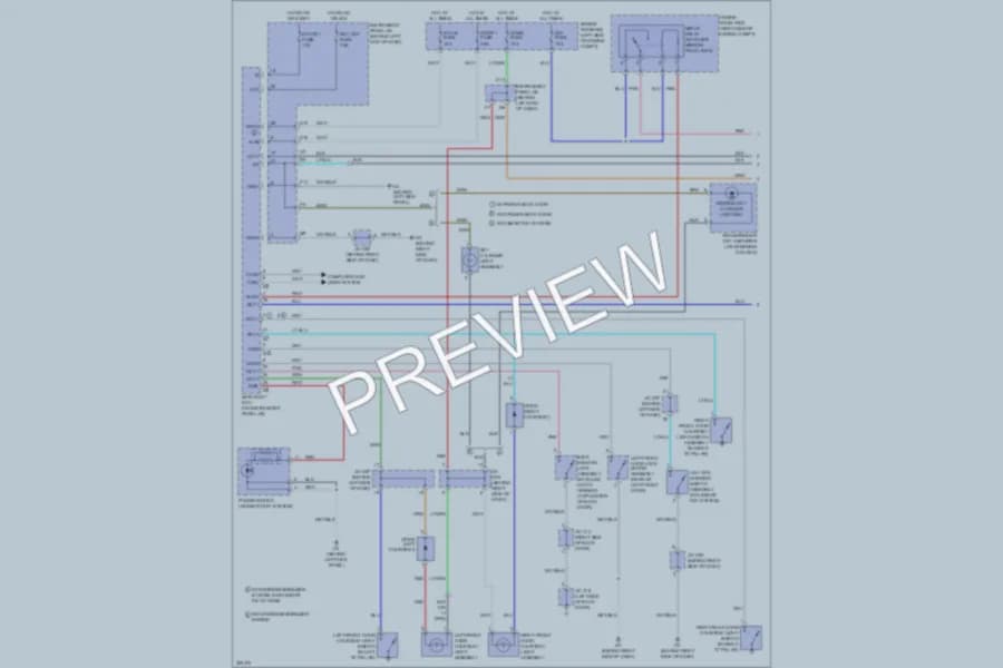 2010 Toyota Highlander Interior Lights wiring diagram preview