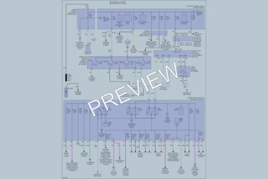 2010 Toyota HighlanderHybrid Power Distribution wiring diagram preview