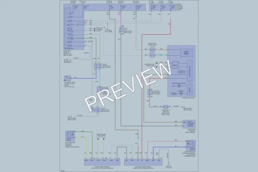 2010 Toyota HighlanderHybrid Warning Systems wiring diagram preview