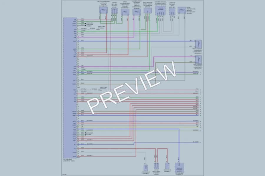 2010 Toyota LandCruiser Air Conditioning wiring diagram preview