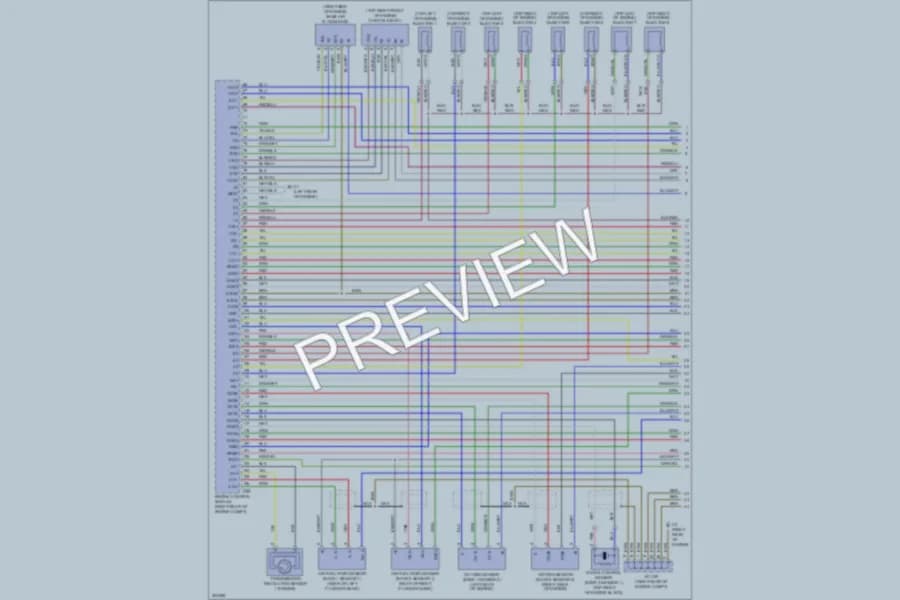 2010 Toyota LandCruiser Engine Performance wiring diagram preview
