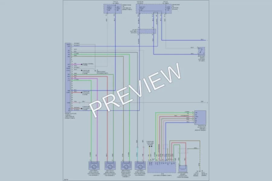 2010 Toyota Matrix Anti Lock Brakes wiring diagram preview