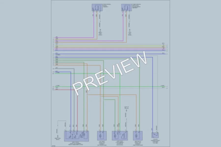 2010 Toyota Matrix Anti Theft wiring diagram preview