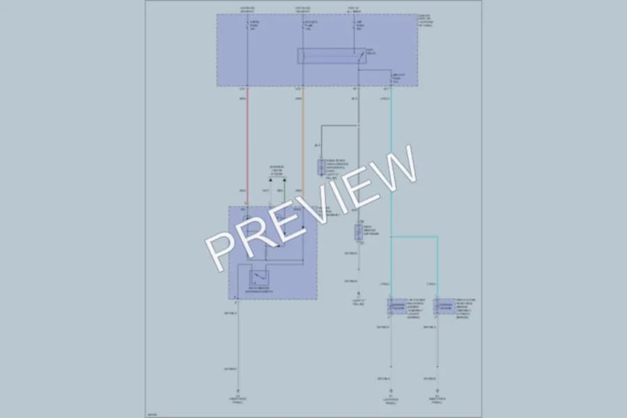 2010 Toyota Matrix Defoggers wiring diagram preview