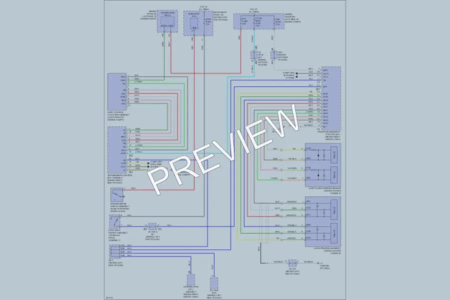 2010 Toyota Prius Shift Interlock wiring diagram preview
