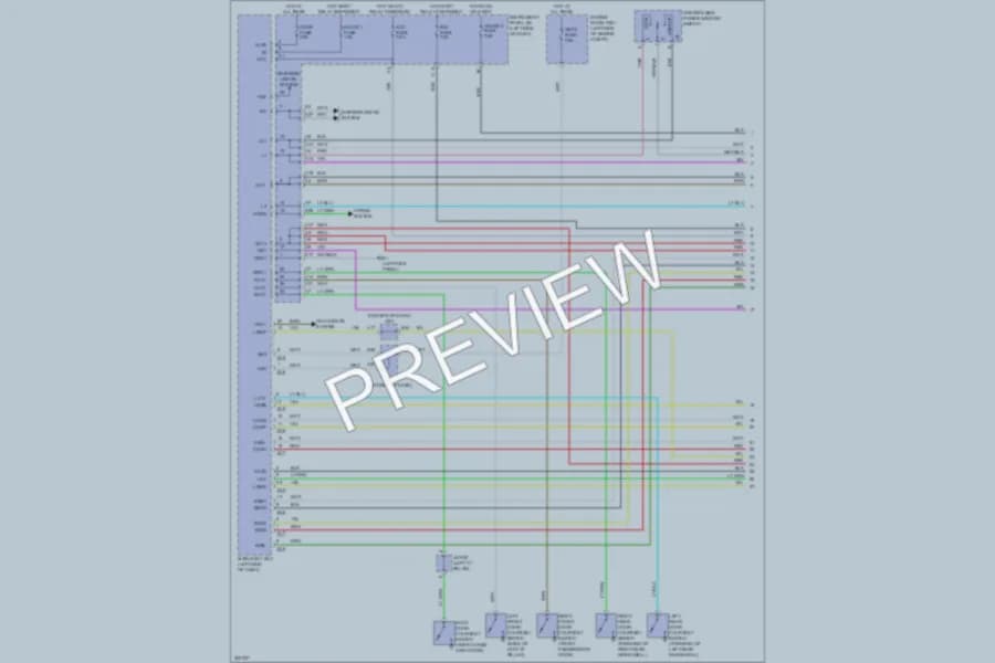 2010 Toyota RAV4 Anti Theft wiring diagram preview