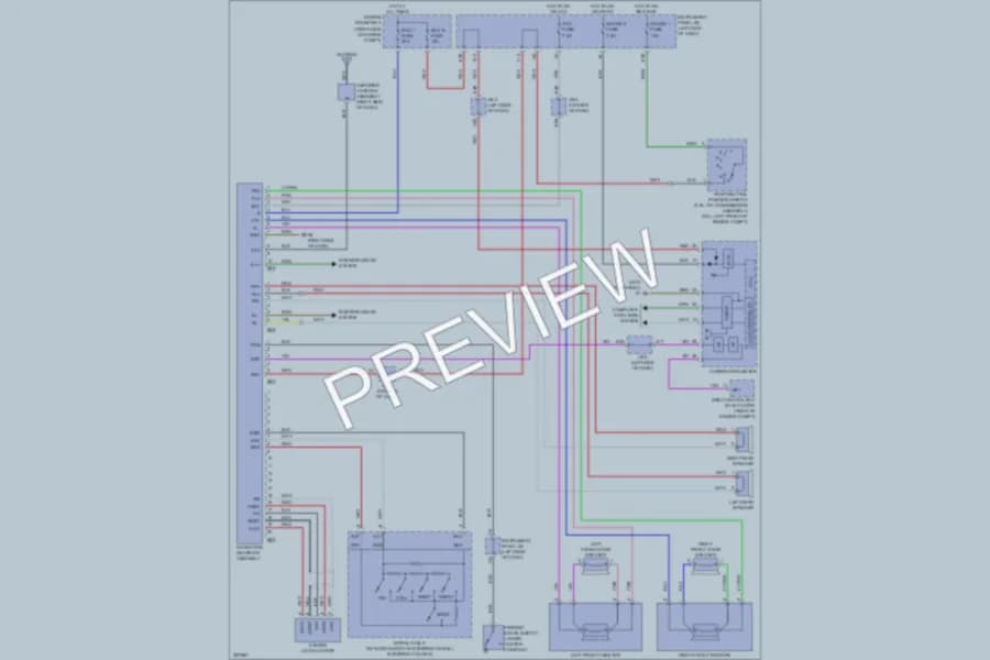 2010 Toyota RAV4 Navigation wiring diagram preview