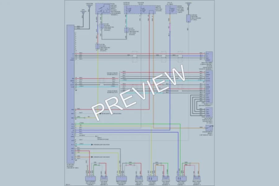 2010 Toyota Sequoia Navigation wiring diagram preview
