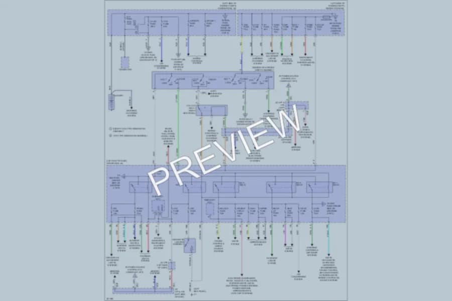 2010 Toyota Sequoia Power Distribution wiring diagram preview