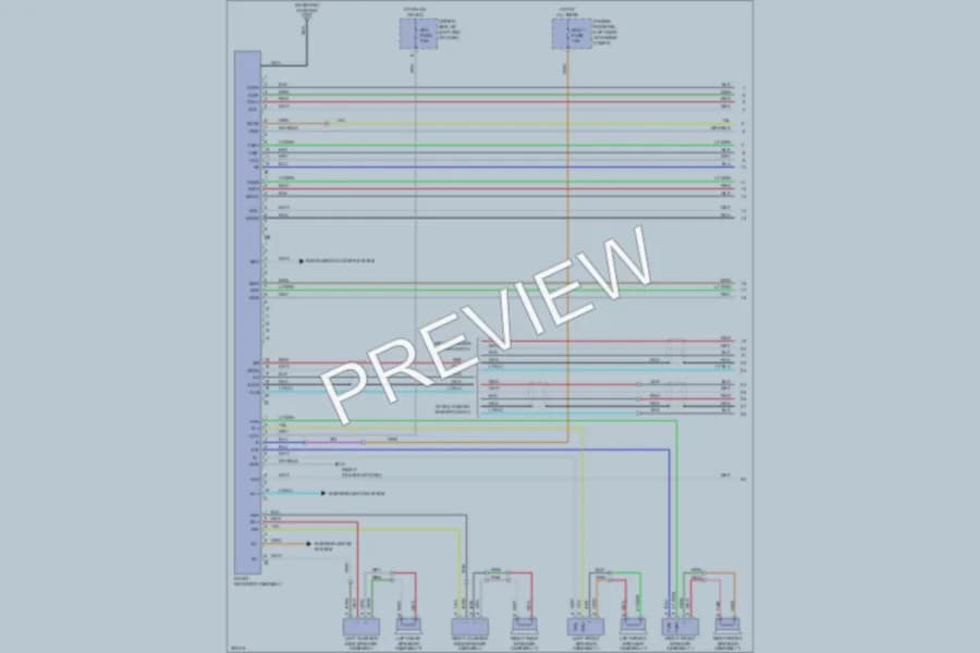 2010 Toyota Sequoia Radio wiring diagram preview