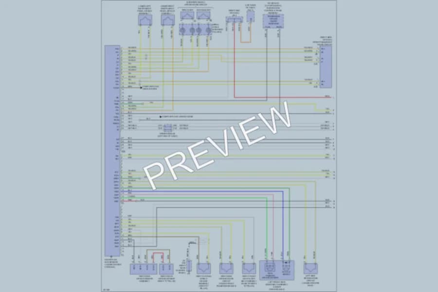 2010 Toyota Sequoia Supplemental Restraints wiring diagram preview