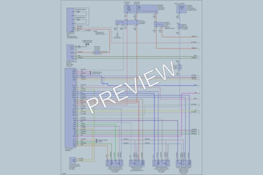 2010 Toyota Sienna Air Conditioning wiring diagram preview