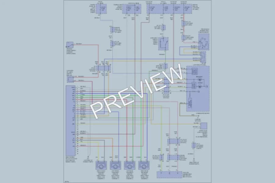2010 Toyota Sienna Anti Lock Brakes wiring diagram preview