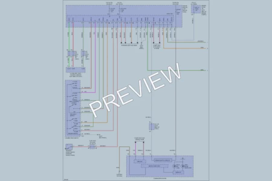 2010 Toyota Sienna Headlights wiring diagram preview