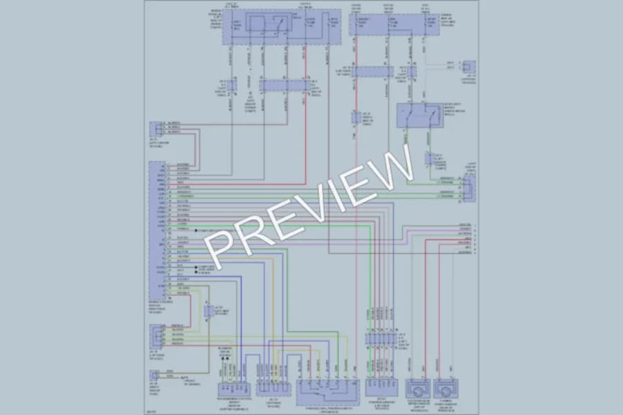 2010 Toyota Sienna Transmission wiring diagram preview