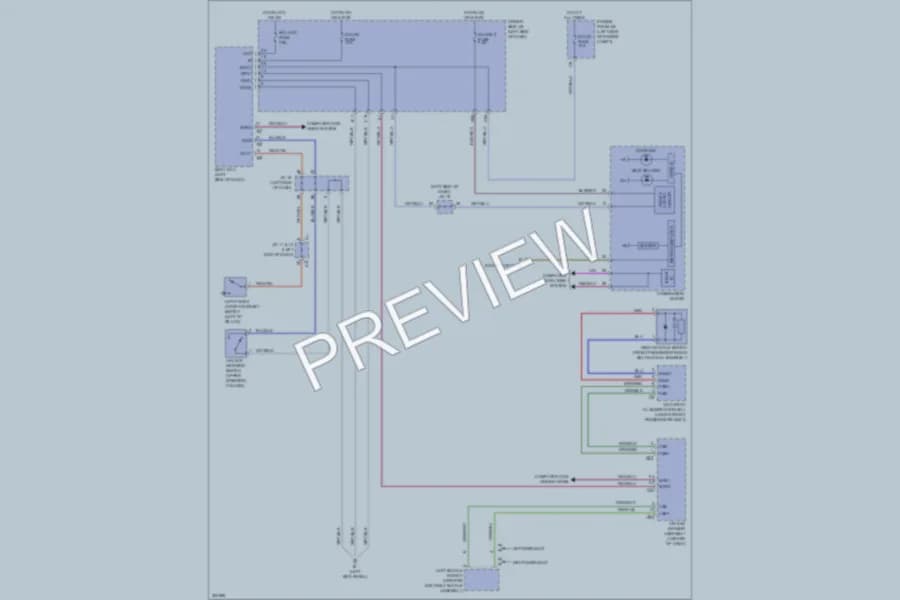 2010 Toyota Sienna Warning Systems wiring diagram preview