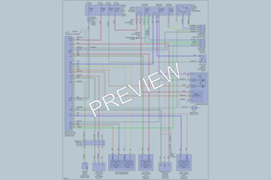 2010 Toyota Tacoma Anti Lock Brakes wiring diagram preview