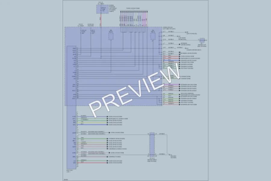 2010 Toyota Tacoma Body Control Modules wiring diagram preview