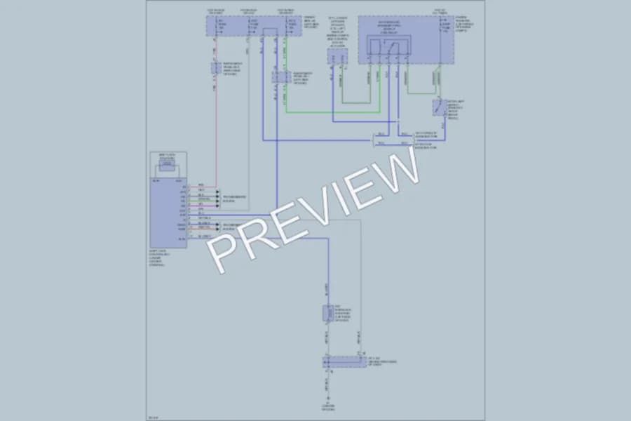 2010 Toyota Tacoma Shift Interlock wiring diagram preview