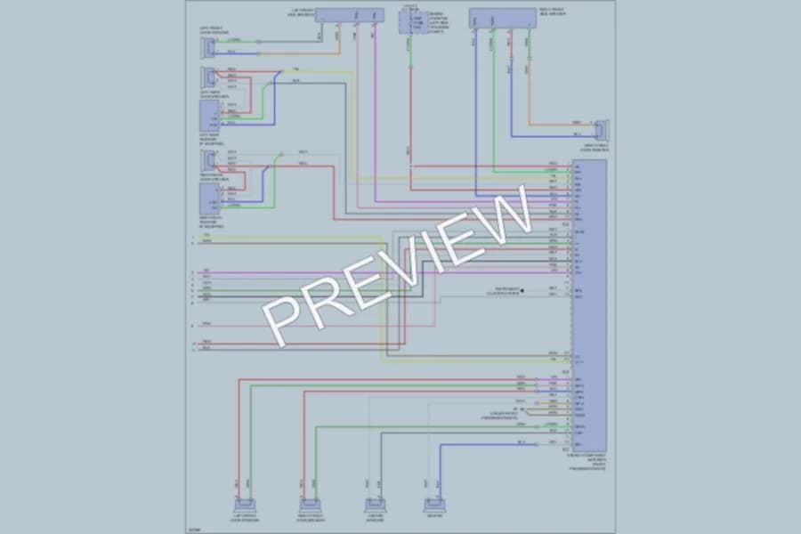 2010 Toyota Tundra Radio wiring diagram preview