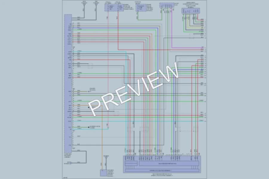 2010 Toyota Venza Navigation wiring diagram preview