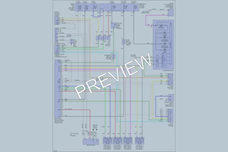 2010 Toyota Yaris Anti Lock Brakes wiring diagram preview