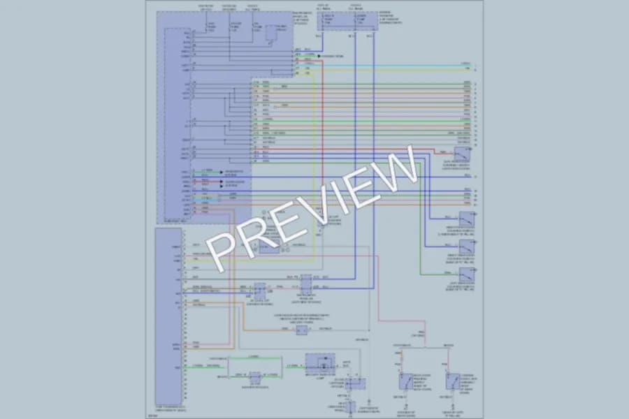 2010 Toyota Yaris Anti Theft wiring diagram preview