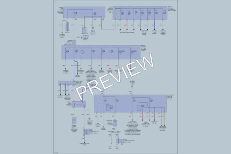 2010 Toyota Yaris Power Distribution wiring diagram preview